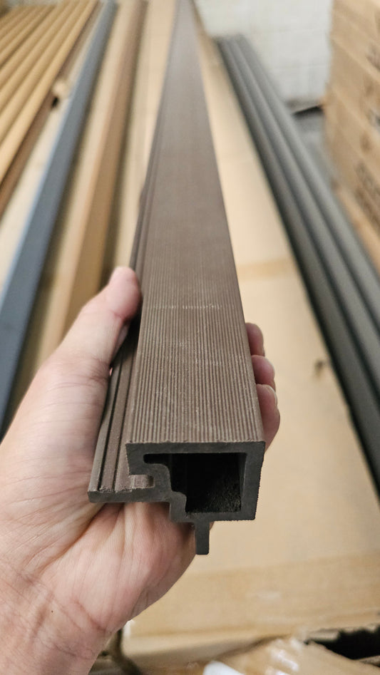 WPC CORNER BAR OUTDOOR for FLUTED PANEL
