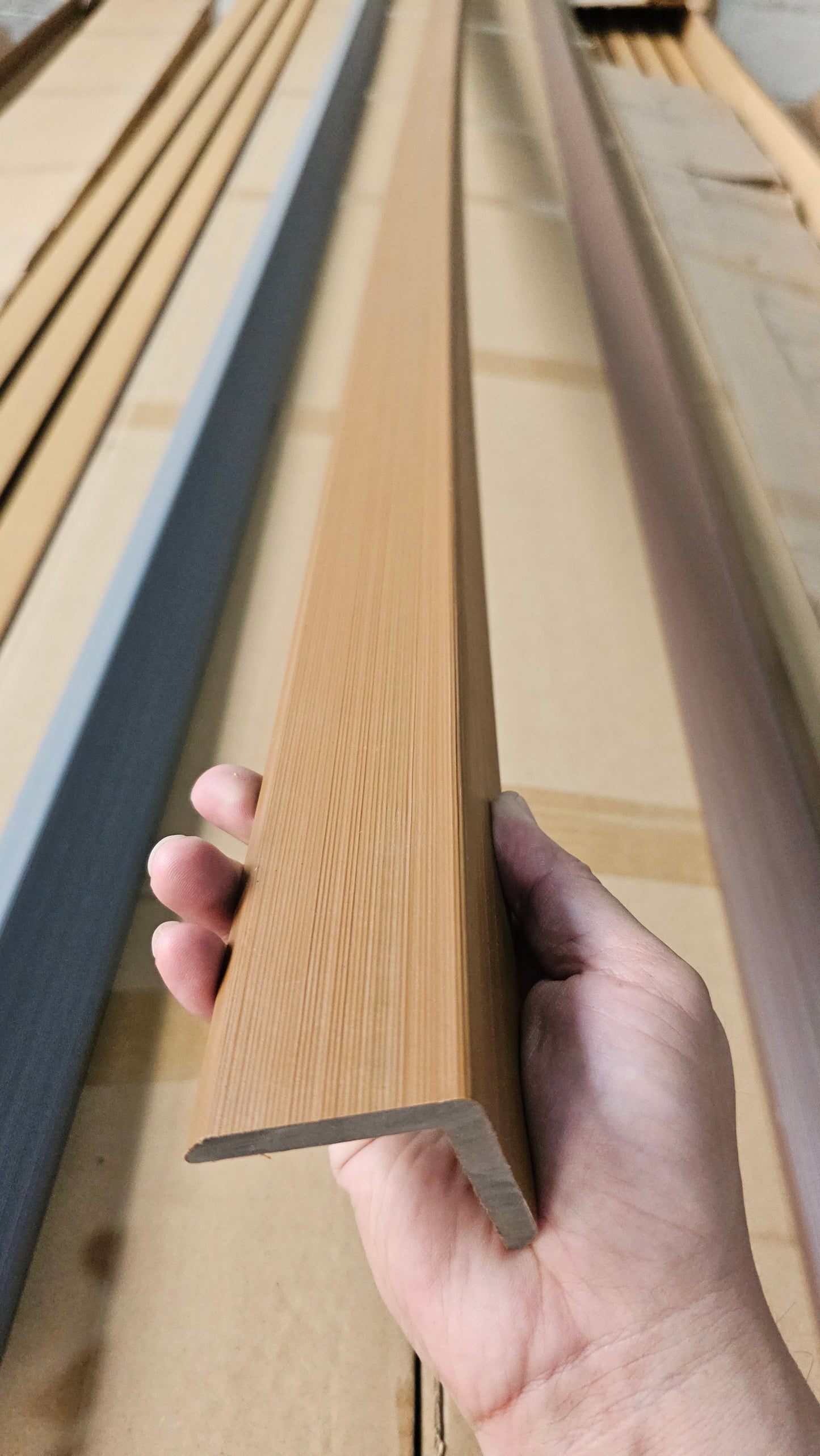 WPC CORNER EDGE OUTDOOR for FLUTED PANEL