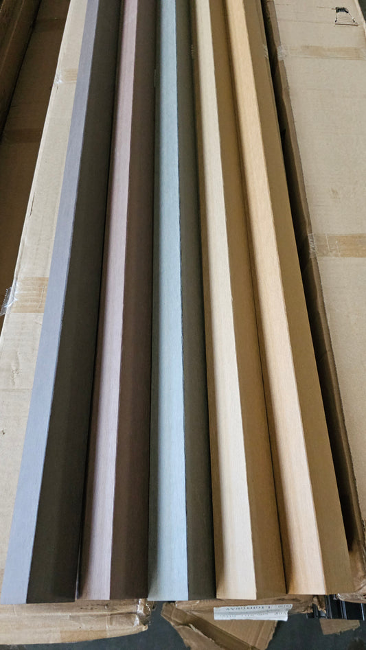 WPC CORNER ANGLE FOR WPC 3D EMBOSSED WALL CLADDING