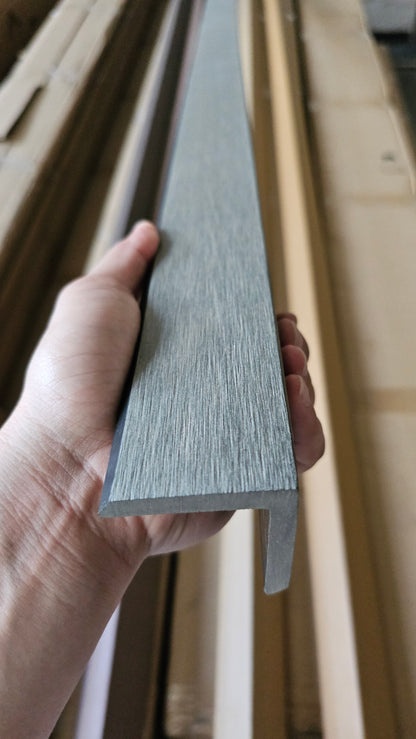 WPC CORNER ANGLE FOR WPC 3D EMBOSSED WALL CLADDING