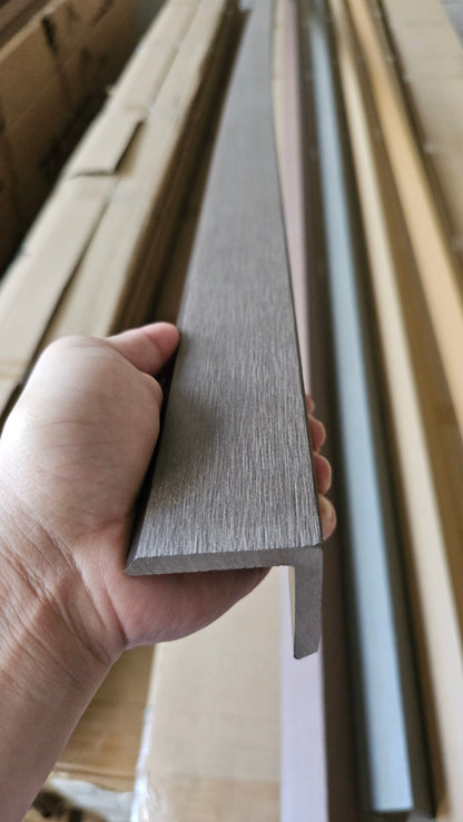 WPC CORNER ANGLE FOR WPC 3D EMBOSSED WALL CLADDING