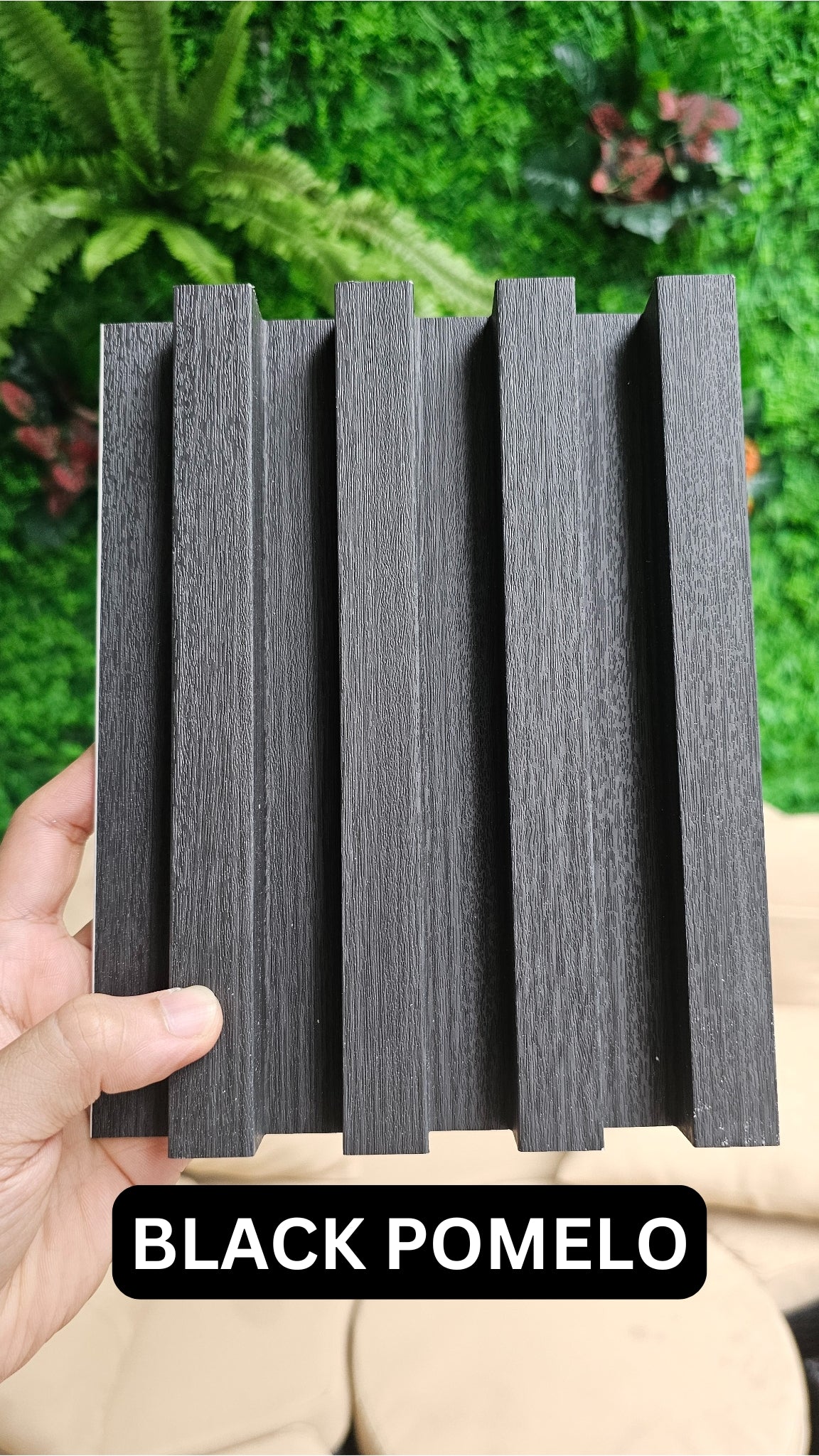 WPC Fluted Indoor Wall Panel 2900mm * 170mm * 24mm