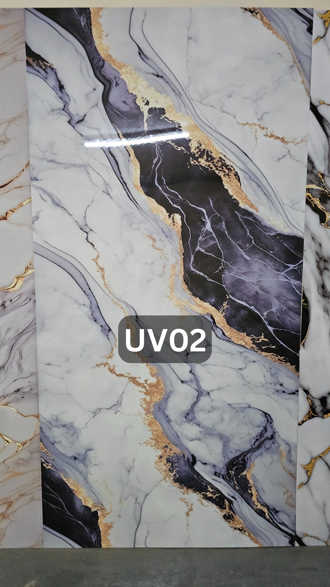 UV BOARD - GOLD MARBLE SERIES