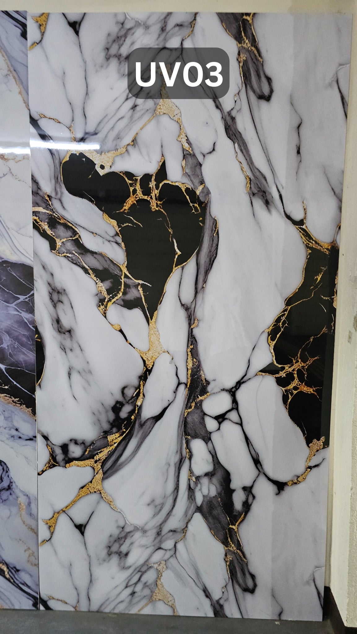 UV BOARD - GOLD MARBLE SERIES