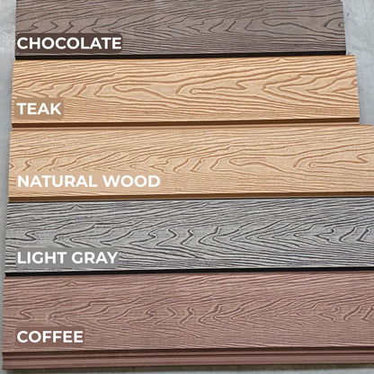 WPC 3D EMBOSSED WALL CLADDING OUTDOOR 155x21x2900mm